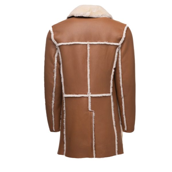 Ace Western Long Shearling Coat - Image 2