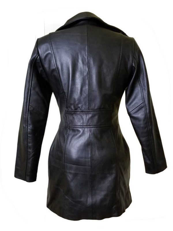 Nelly's women's long coat with wind flaps - Image 2