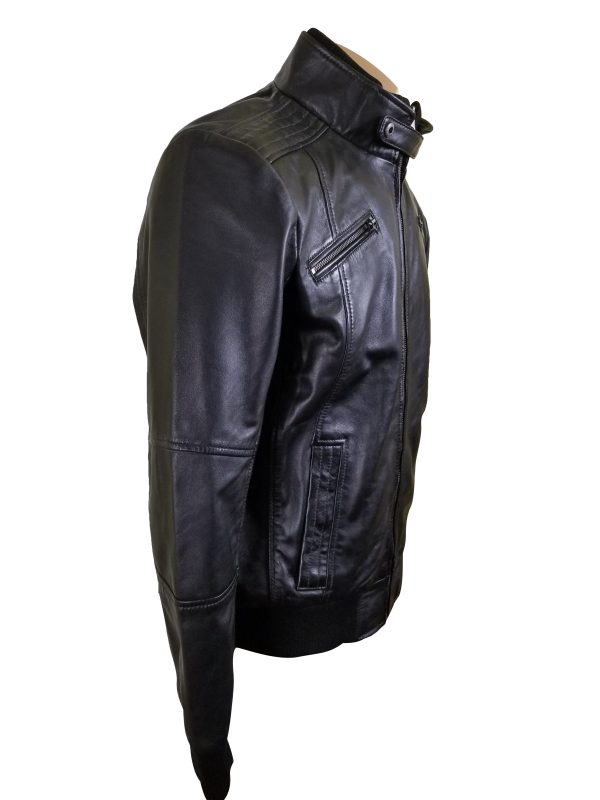 Greig's bomber style jacket with ribbed collar and cuffs - Image 3