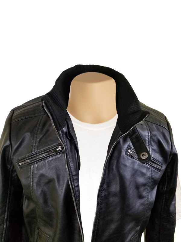 Greig's bomber style jacket with ribbed collar and cuffs - Image 4