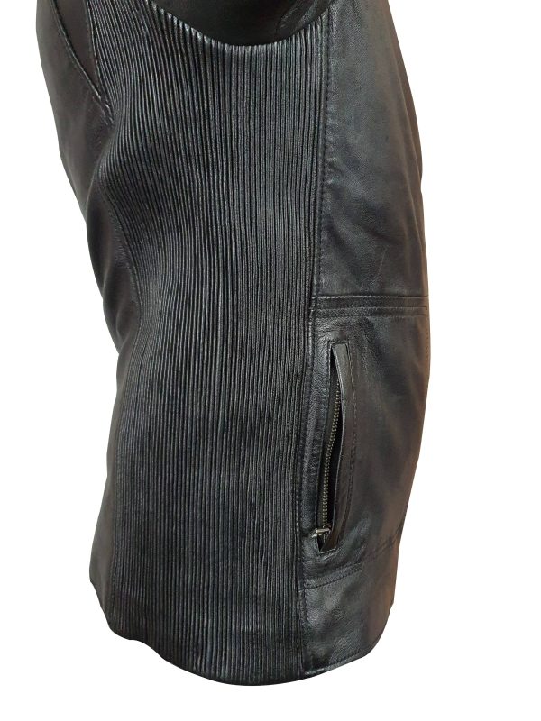 Cleve's leather jacket with Stretch Leather - Image 6