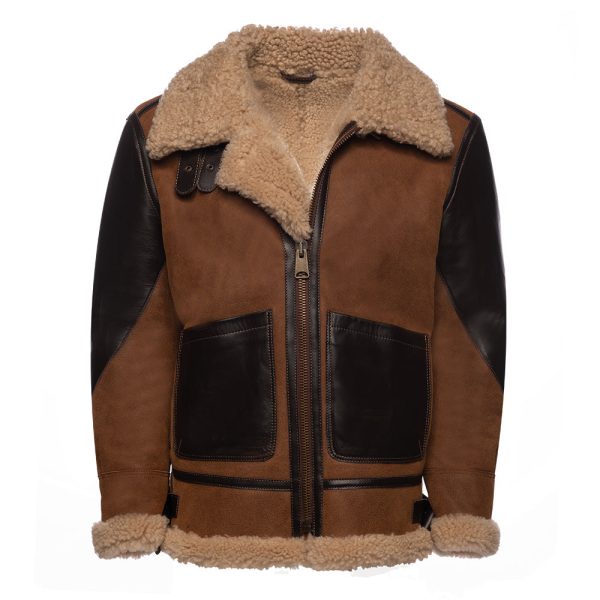 Juke's Bomber Aviator shearling jacket - Image 5