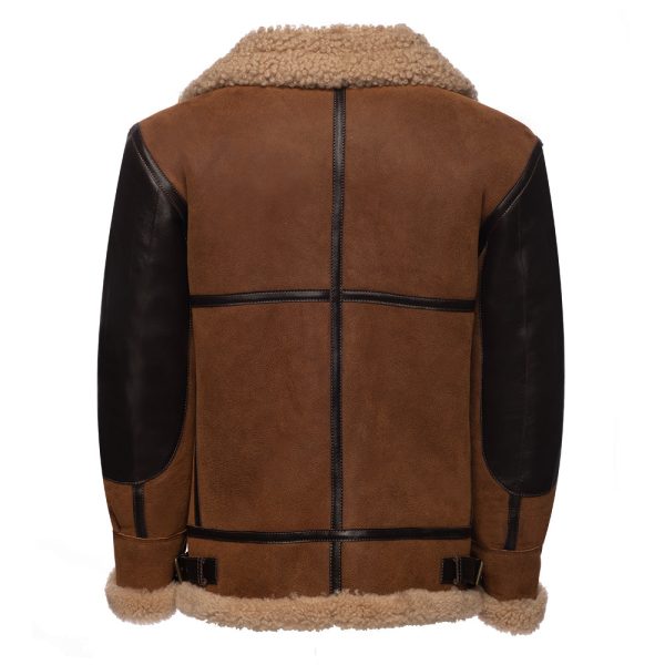 Juke's Bomber Aviator shearling jacket - Image 4