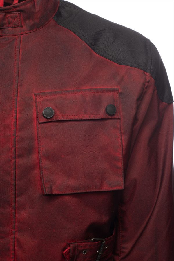 Antique red m65 windbreaker field jacket - Image 4