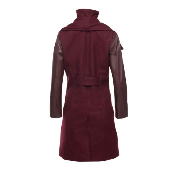 Sophie's Classy Women's Wool Blend Coat - Image 2