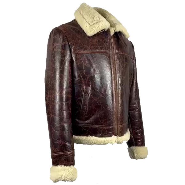 Wayne Nash Brown vintage oxblood B3 Bomber Jacket - Image 6