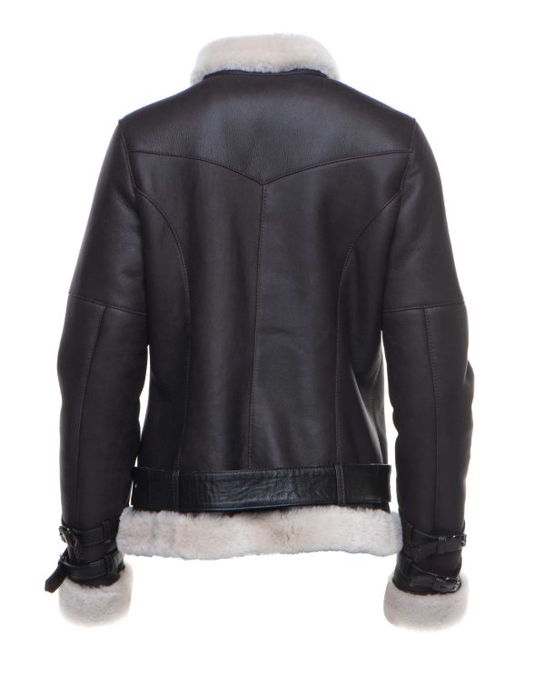 Jayne's Brown B3 Bomber Shearling Jacket - Image 7