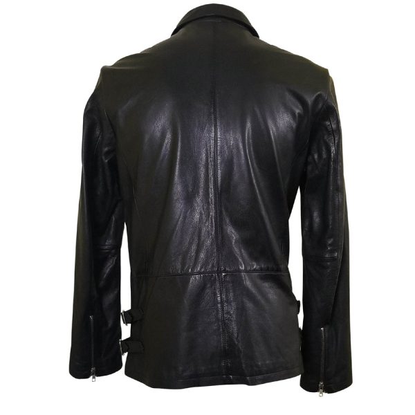 Jonas Car Coat style Leather jacket - Image 2