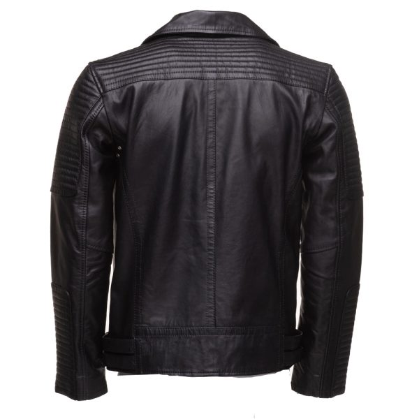 Micheals Biker style leather jacket with Snap buttons closure - Image 2