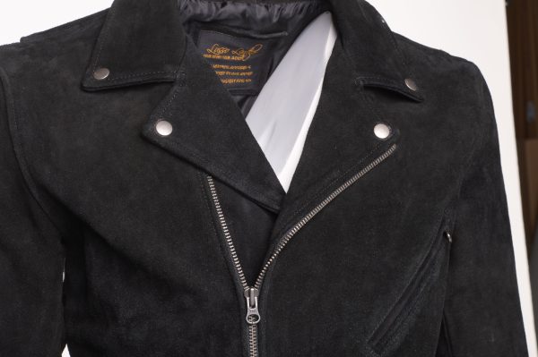 Silva's Black Suede Leather jacket - Image 3