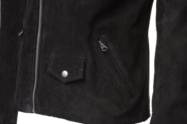 Silva's Black Suede Leather jacket - Image 4