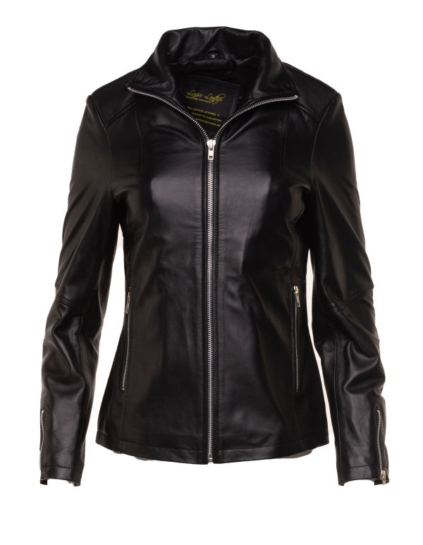 Jude's black leather jacket - Image 4