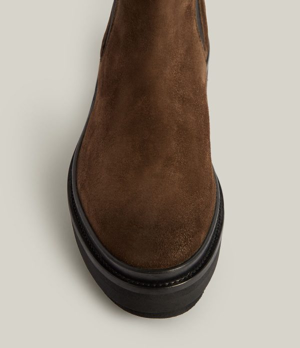 Bille brown suede boots for women - Image 2