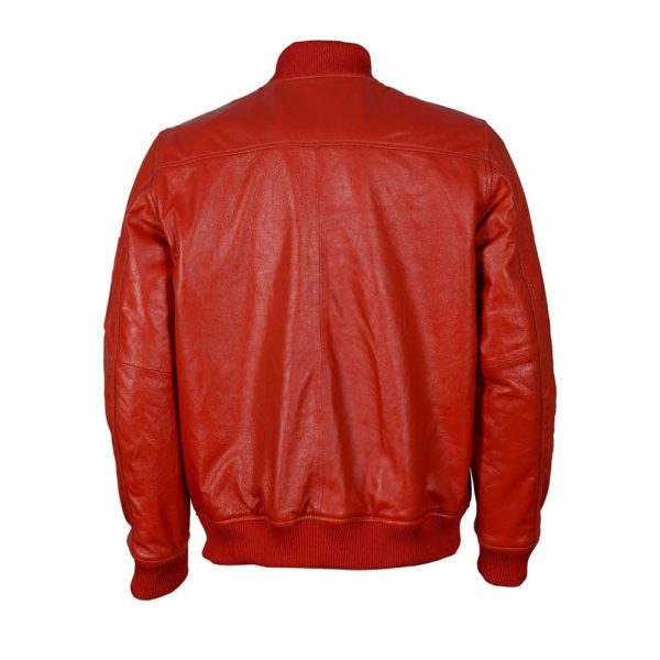 Brooks Red MA1 Bomber Jacket - Image 2